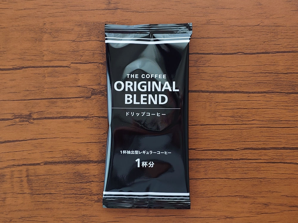 セブンイレブン THE COFFEE ORIGINAL BLEND パッケージ 中身 表