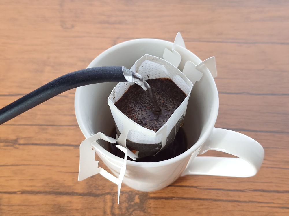 匠のドリップコーヒー モカブレンド 過程