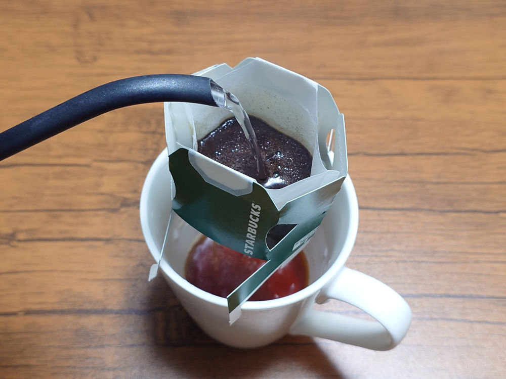 オリガミ ディカフェハウスブレンド 過程