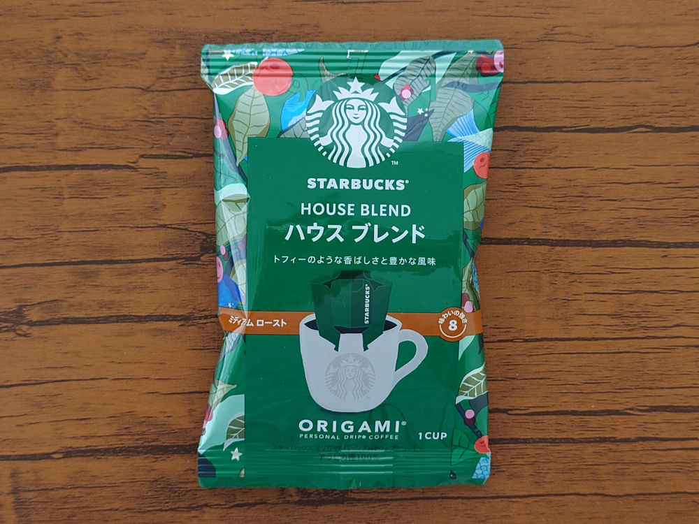 オリガミ ハウスブレンド パッケージ 中身 表