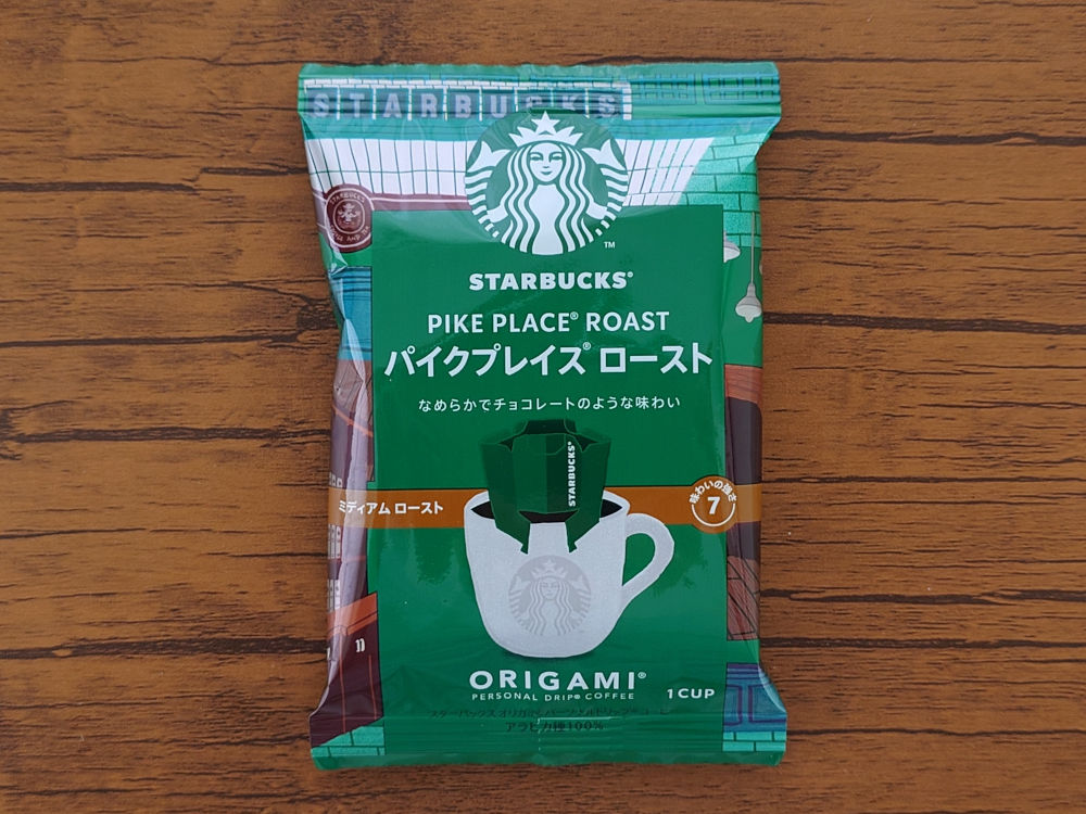 オリガミ パイクプレイスロースト パッケージ 中身 表