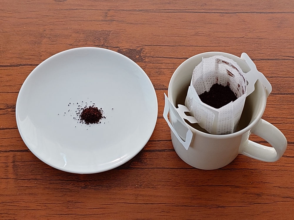 おいしいカフェインレスコーヒー 挽き目